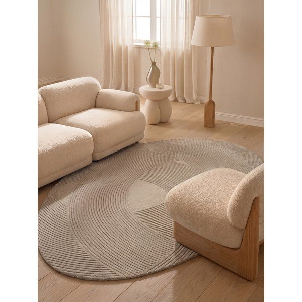 Smėlio spalvos iš vilnos kilimas 160x230 cm Kensington Victoria – Ted Baker-image-1