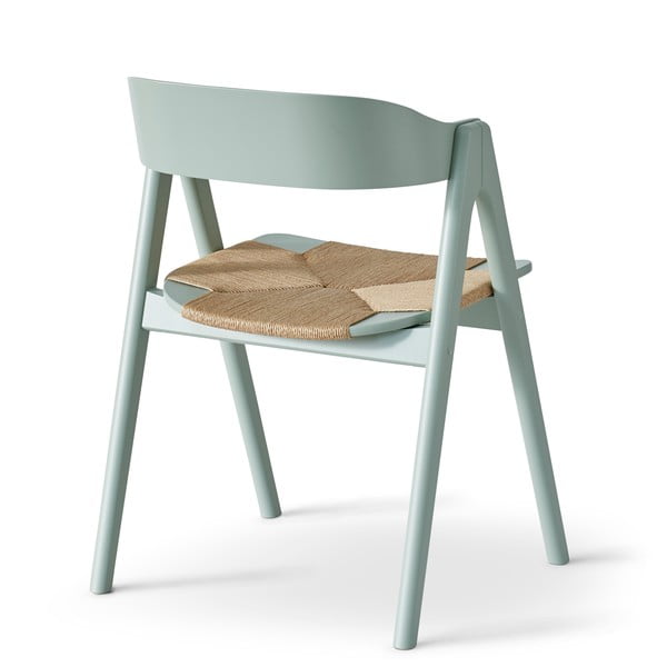 Žalsva bukmedžio valgomojo kėdė su ratano sėdyne Findahl by Hammel Mette-image-4