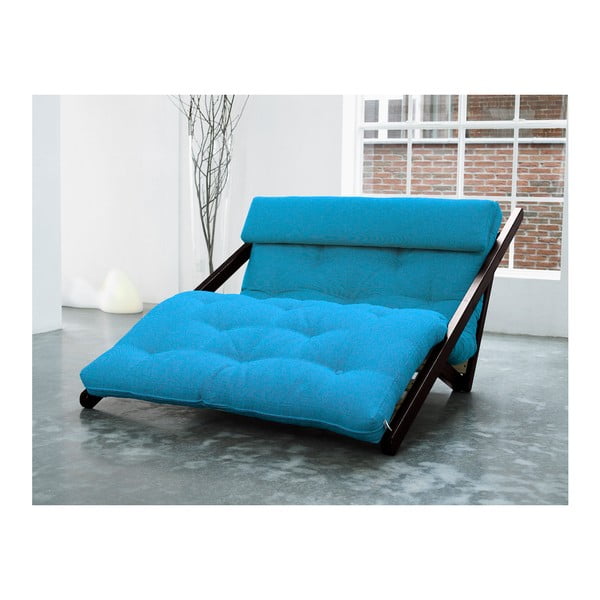"Karup Figo" poilsio kėdė, Wenge/Horizon Blue, 120 cm