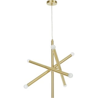 Aukso spalvos pakabinamas šviestuvas Westwing Collection Sticks