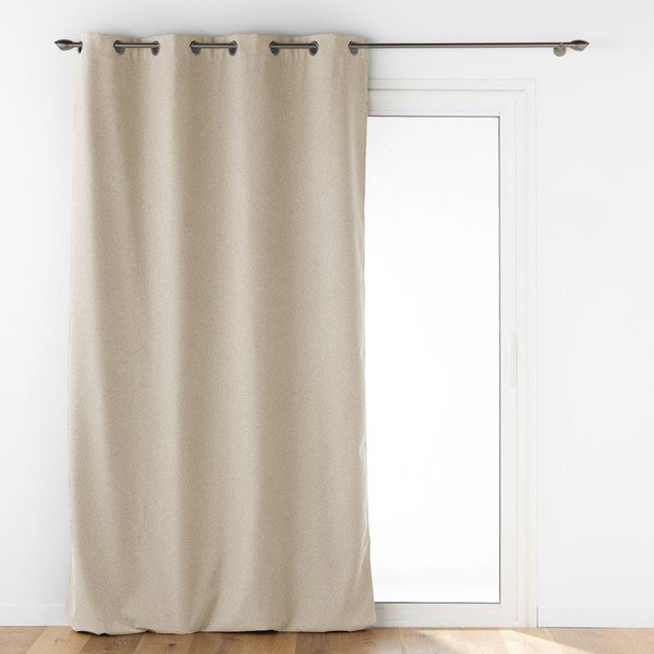Smėlio spalvos užuolaida 140x260 cm Jupiter – douceur d'intérieur
