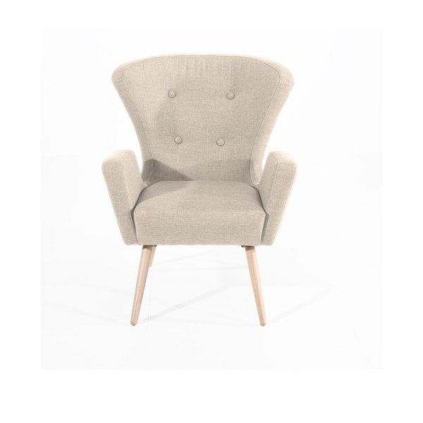 Smėlio spalvos fotelis Max Winzer Maurizio-image-1
