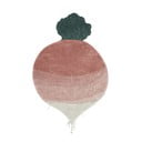 Skalbiamas/rankų darbo iš medvilnės vaikiškas kilimas rožinės spalvos 100x150 cm Ramona the Radish – Lorena Canals