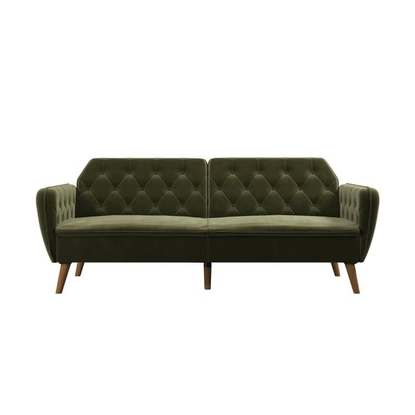 Žalia sofa lova 211 cm Tallulah - Novogratz