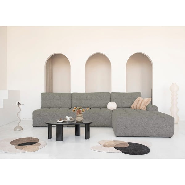 Šviesiai rudos spalvos sulankstoma/su sandėliavimo vieta modulinė kampinė sofa (su dešiniuoju kampu) Lulu – Miuform-image-1