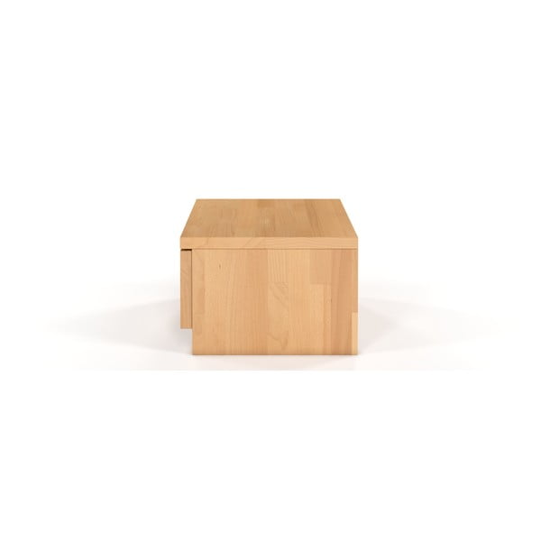 Buko medienos naktinis staliukas su stalčiumi SKANDICA Spectrum-image-3