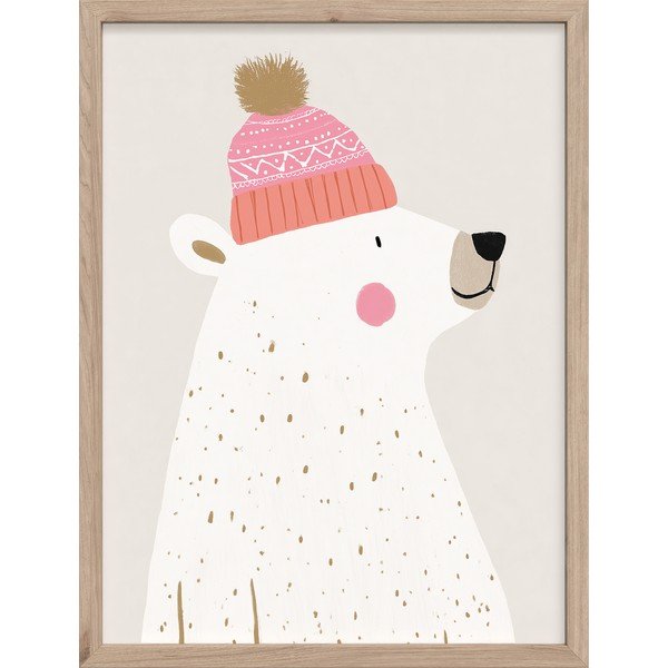 Vaikiškas paveikslas 30x40 cm White Bear – Styler