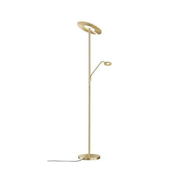 Pastatomas šviestuvas auksinės spalvos LED su pritemdymo funkcija (aukštis 180 cm) Dent – Fischer & Honsel