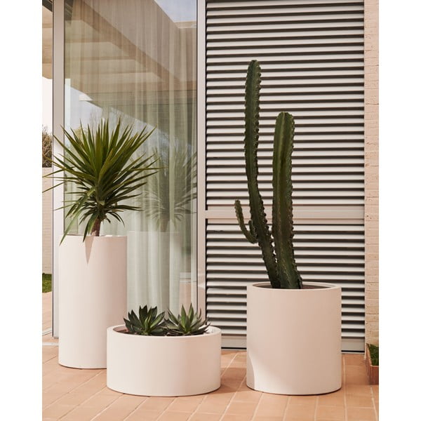 Vazonas iš cemento ø 52 cm Aiguablava – Kave Home-image-1