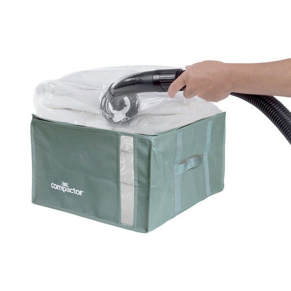Žalioji drabužių laikymo dėžė "Compactor XXL Green Edition 3D Vacuum Bag", 125 l-image-2