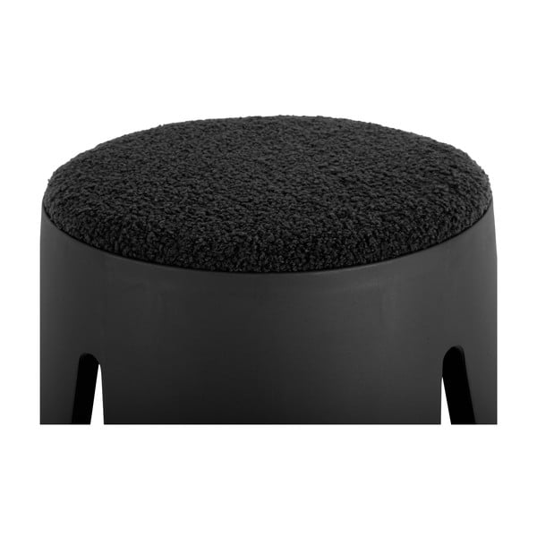 Iš plastiko taburetė juodos spalvos Savor   – Leitmotiv-image-1