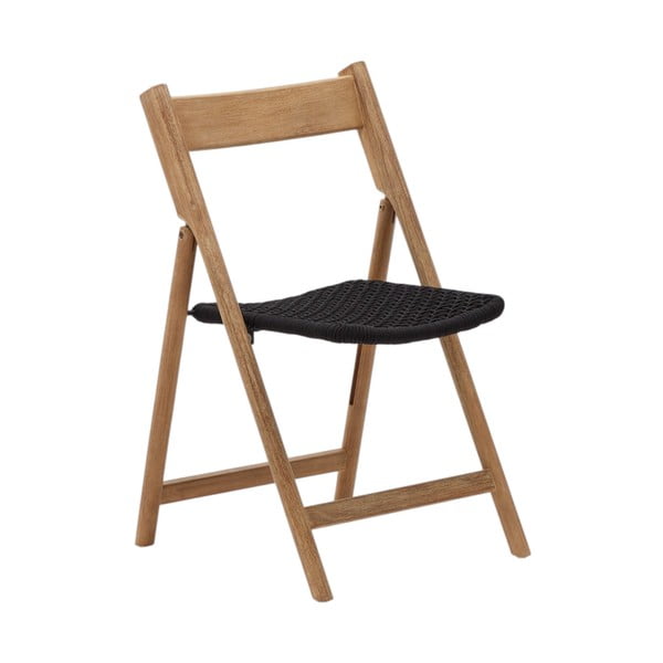 Medžio masyvo sodo kėdė juodos spalvos/natūralios spalvos Dandara – Kave Home