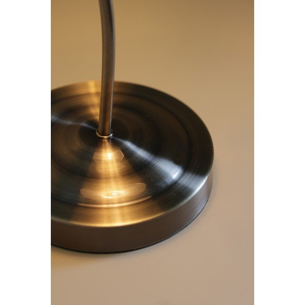 Baltos spalvos/žalvario spalvos stalinis šviestuvas (aukštis 49 cm) su stiklo gaubtu Vela – Markslöjd-image-4