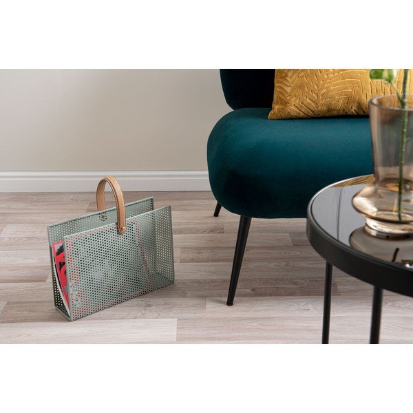 Mėtų žalios spalvos metalinis laikiklis žurnalams PT LIVING Perky-image-1