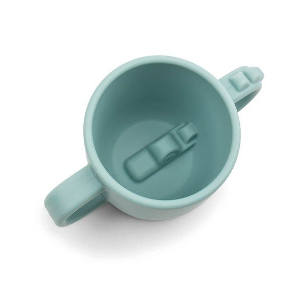 Mėlynas silikoninis puodelis kūdikiams 0,17 l Croco - Done by Deer-image-1
