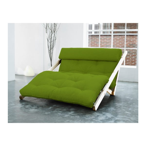 "Karup Figo" gultas, žalios spalvos, 120 cm