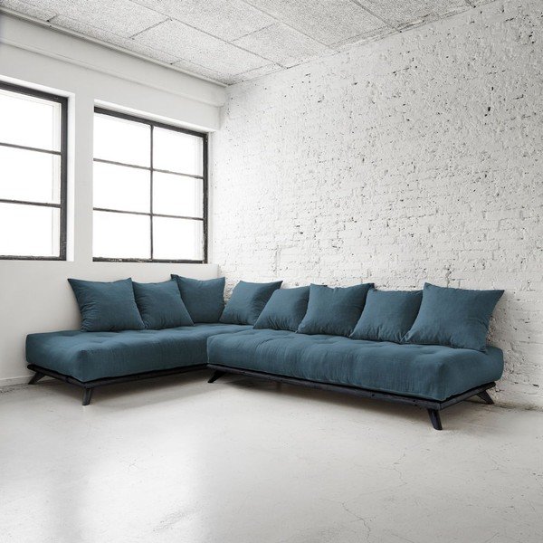 Sofa "Senza" juoda / tamsiai mėlyna-image-3