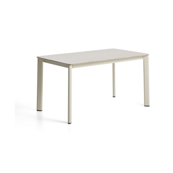 Sodo valgomojo stalas su akmens stalviršiu 80x140 cm Anafi – Kave Home