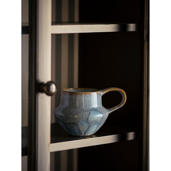 Šviesiai mėlynos spalvos iš akmens masės puodeliai 4 vnt. 300 ml Bessie – Bloomingville-image-1