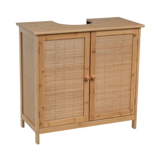 Iš bambuko spintelė po kriaukle natūralios spalvos 63x60 cm – Casa Selección