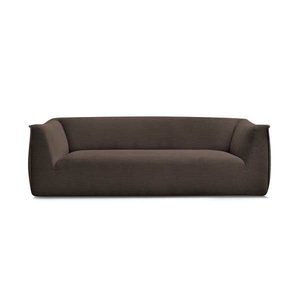 Rudos spalvos sofa iš kordinio velveto 242 cm Giorgia – Bobochic Paris