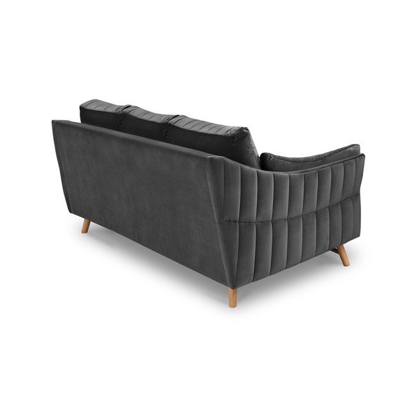 Tamsiai pilka aksominė sofa Interieurs 86 Elysée, 232 cm-image-3