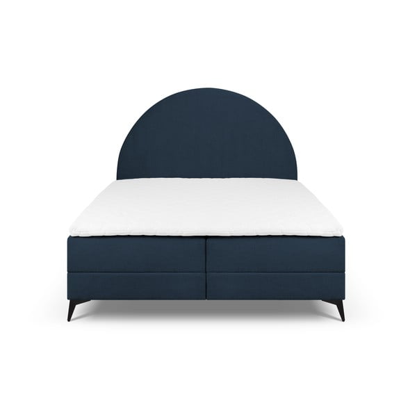 Tamsiai mėlyna lova su dėže 160x200 cm Sunrise - Cosmopolitan Design-image-2