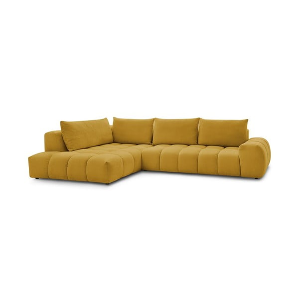 Kampinė sofa ochros spalvos (su kairiuoju kampu) Everest – Bobochic Paris-image-3