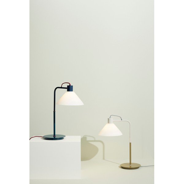 Stalinis šviestuvas smaragdinės spalvos (aukštis 44 cm) su stiklo gaubtu Spot – Hübsch-image-3
