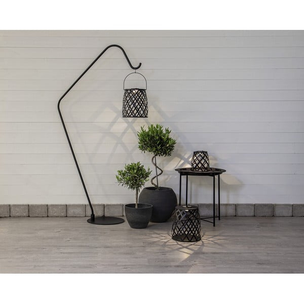 Juodas LED žibintas Star Trading Calabria, aukštis 20 cm-image-1