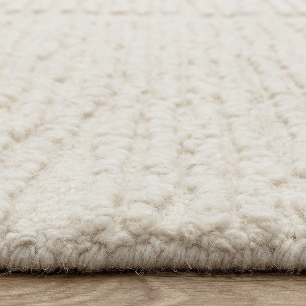 Rankų darbo dramblio kaulo spalvos iš vilnos kilimas 200x290 cm Zennith Column – Asiatic Carpets-image-4