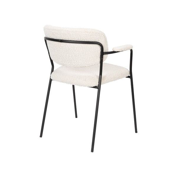 Valgomojo kėdės baltos spalvos 2 vnt. Jolien – White Label-image-4