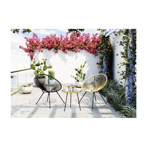 Kavos staliukas Kare Design Acapulco Nature, ø 50 cm-image-3