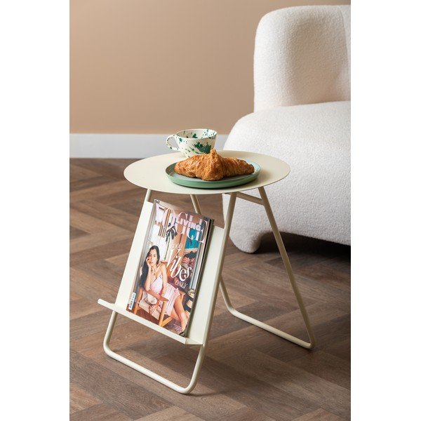 Iš metalo apvalios formos šoninis stalas ø 40 cm Esencia – Leitmotiv-image-1