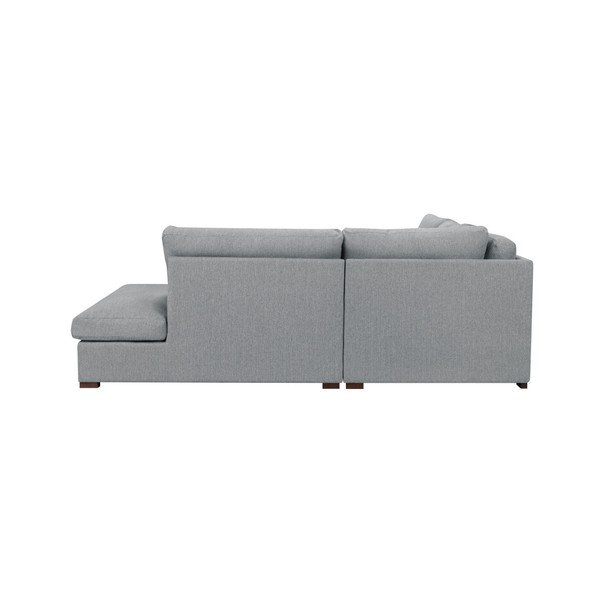 "Windsor & Co Sofos Daphne" pilka kampinė sofa, dešinysis kampas-image-3