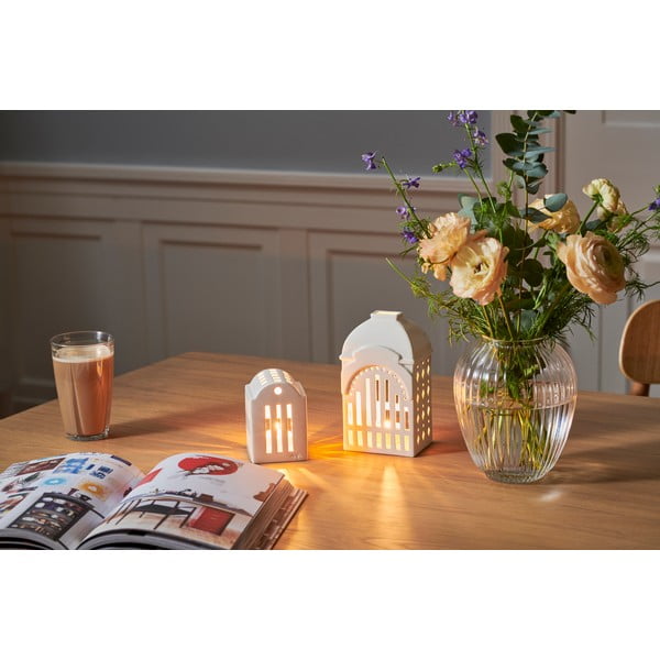 Balta keraminė žvakidė Kähler Design Urbania Lighthouse Tivoli-image-1