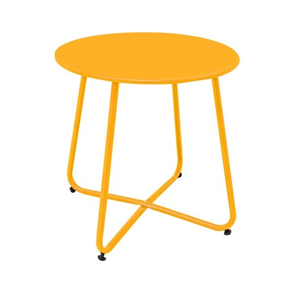 Metalinis apvalus sodo sandėliavimo stalas ø 45 cm Luna - LDK Garden