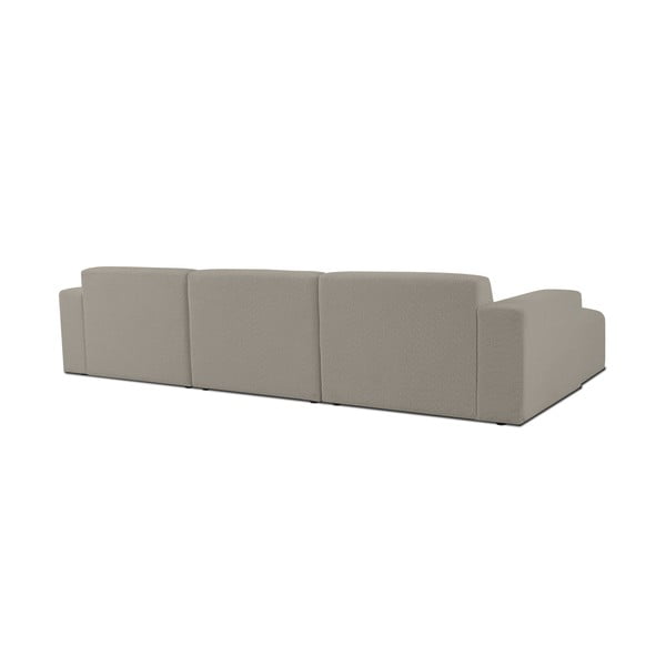 Iš boucle kampinė sofa šviesiai rudos spalvos (su kairiuoju kampu) Roxy – Scandic-image-2