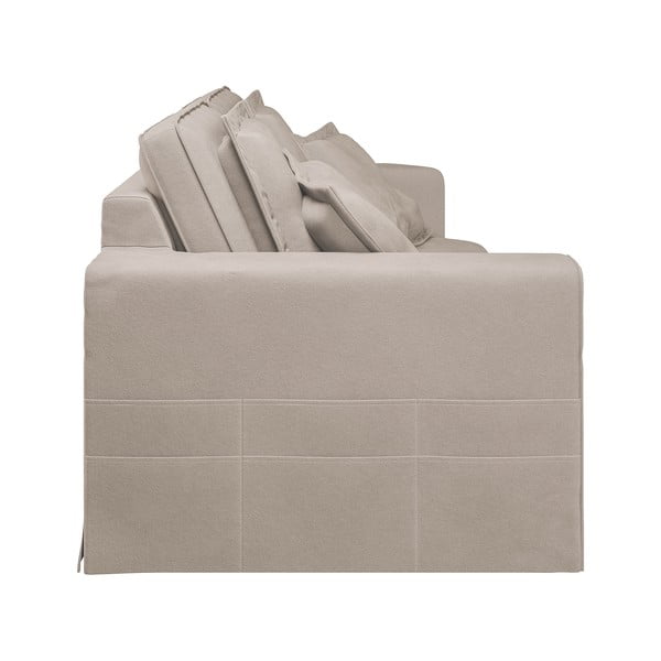 Šviesiai rudos spalvos sofa 196 cm Nora – Ropez-image-4