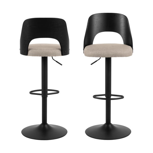 Su pasukimo funkcija baro taburėtės smėlio spalvos 2 vnt. 113 cm Lucy – Actona-image-3