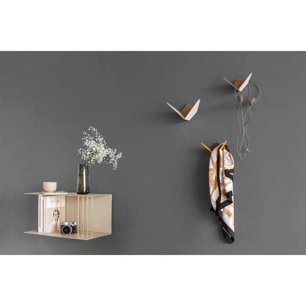 Iš metalo sieninė lentyna baltos spalvos Teaser – UMAGE-image-1