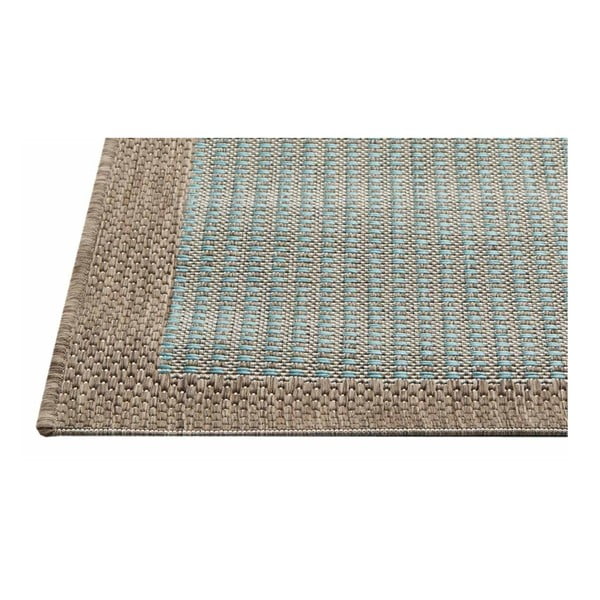 Rudas ir mėlynas lauko kilimas Floorita Chrome, 160 x 230 cm-image-1