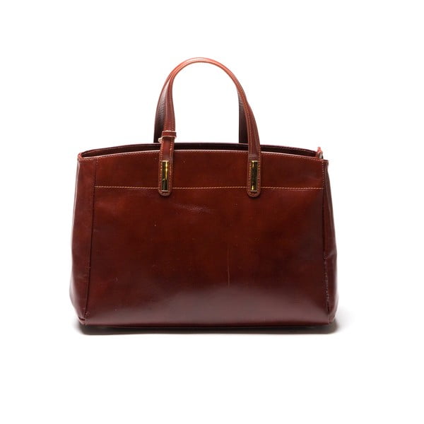 Luisa Vannini 380 Marrone odinė rankinė-image-1