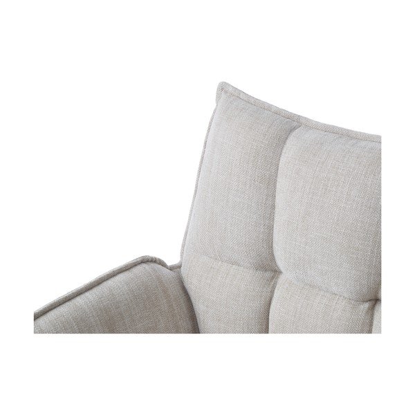 Kreminės spalvos iš audinio valgomojo kėdžių komplektas 2 vnt. Marilla – Unique Furniture-image-4