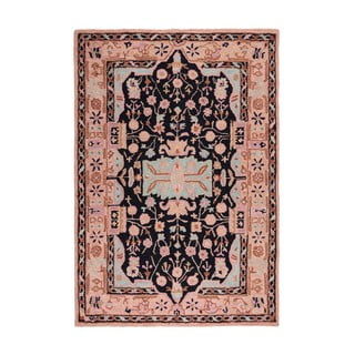 Rankų darbo iš vilnos kilimas rožinės spalvos 120x170 cm Blossom Traditional – Flair Rugs