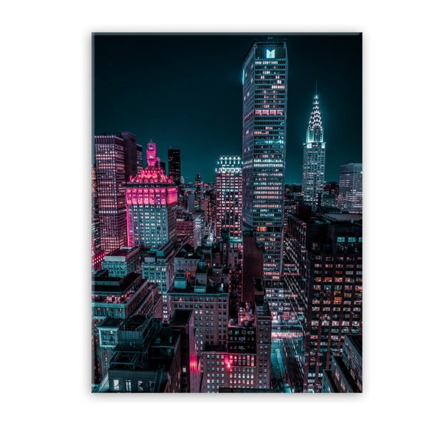 Vaizdas Styler Glasspik Neon Manhattan, 80 x 120 cm