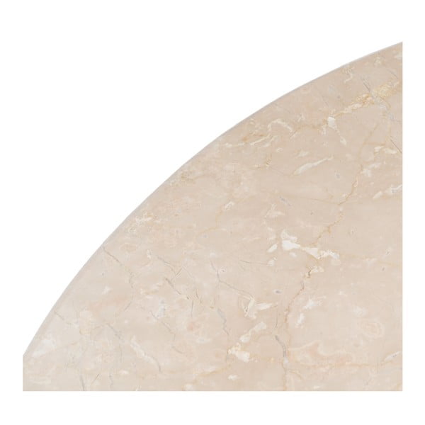 Su marmuriniu stalviršiu apvalios formos valgomojo stalas ø 120 cm – Ixia-image-3