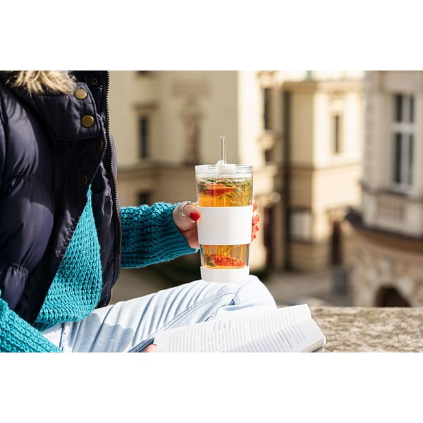 Termo puodelis baltos spalvos 600 ml Fuori – Vialli Design-image-2