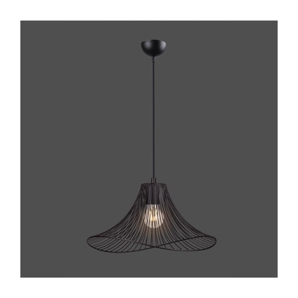 Kabantis šviestuvas juodos spalvos ø 40 cm Wavy – Squid Lighting-image-2