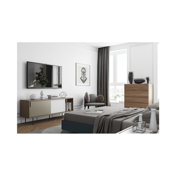 Komoda su pilkomis durelėmis TemaHome Dann-image-4